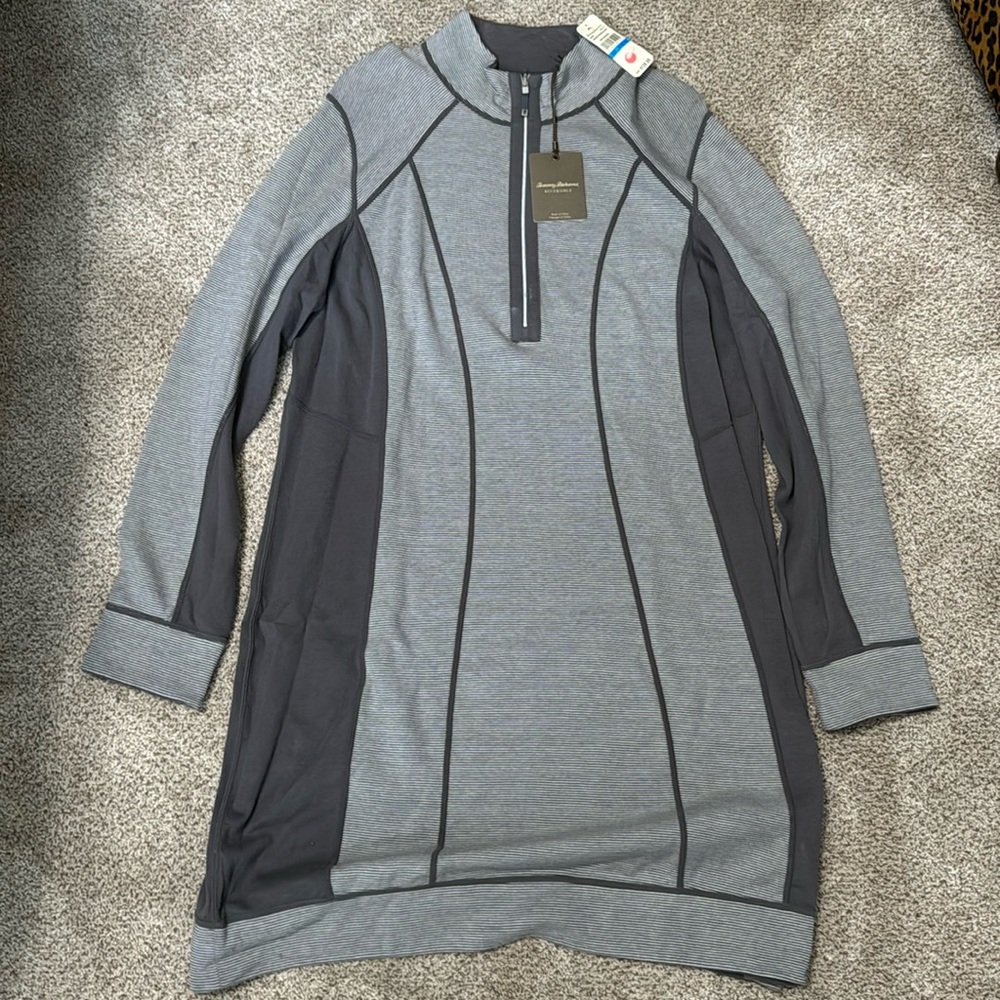 Tommy Bahama womens  half zip dress size XL NWT